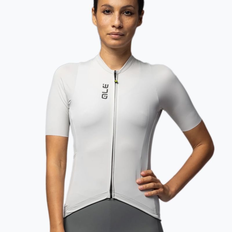 Moteriški dviračių marškinėliai Alé Color Block Off Road stone 3