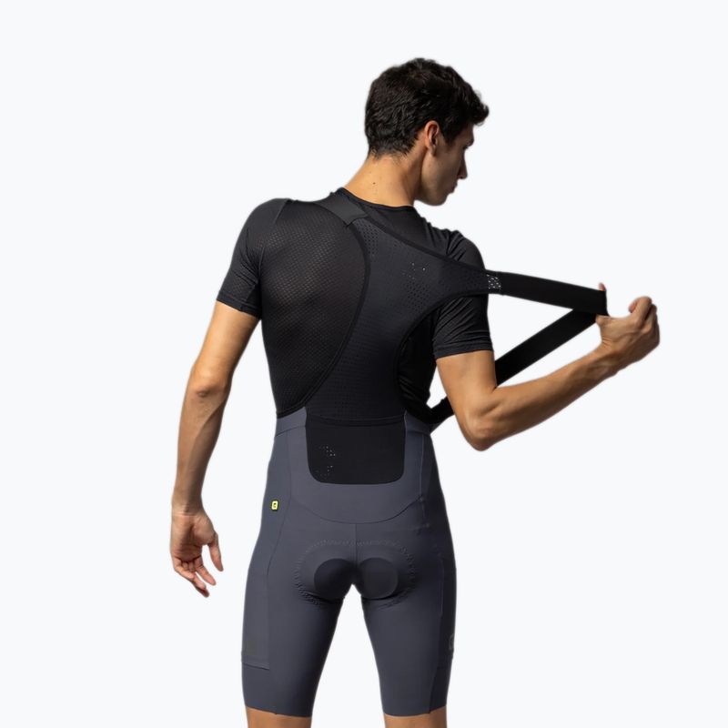 Vyriški dviračių šortai Alé Gravel Pro Bibshorts titanium 2
