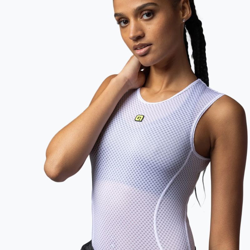 Moteriški dviračių marškinėliai  Alé Velo Active W white 3