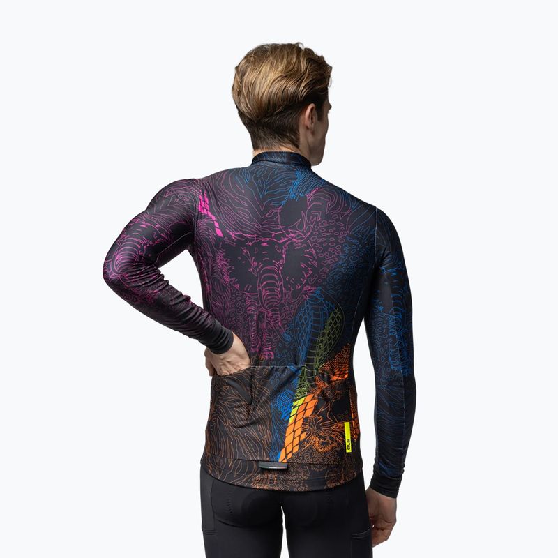 Vyriškas dviračių džemperis Alé Zanzibar Jersey multicolore/multicolor 2