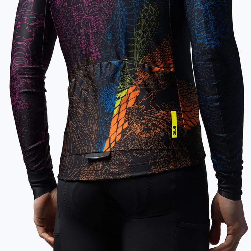Vyriškas dviračių džemperis Alé Zanzibar Jersey multicolore/multicolor 6
