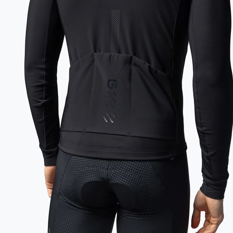 Vyriškas dviračių džemperis Alé Fondo 3.0 LS Jersey nero/black 6