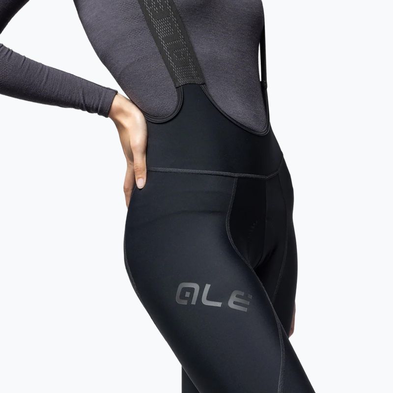 Moteriškos dviračių kelnės Alé Winter Bibtights nero/black 5