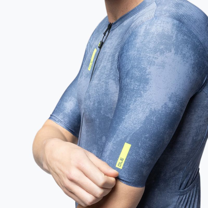 Vyriški dviračių marškinėliai Alé Deep powder blue 4