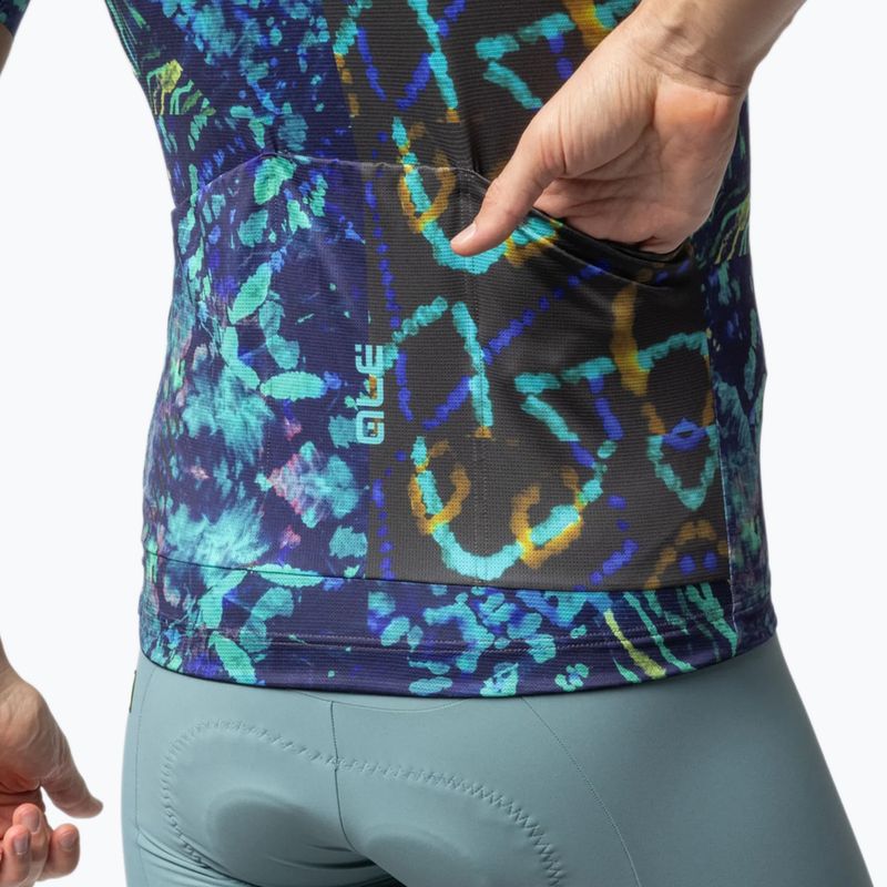 Vyriški dviračių marškinėliai Alé Caraibi black 5