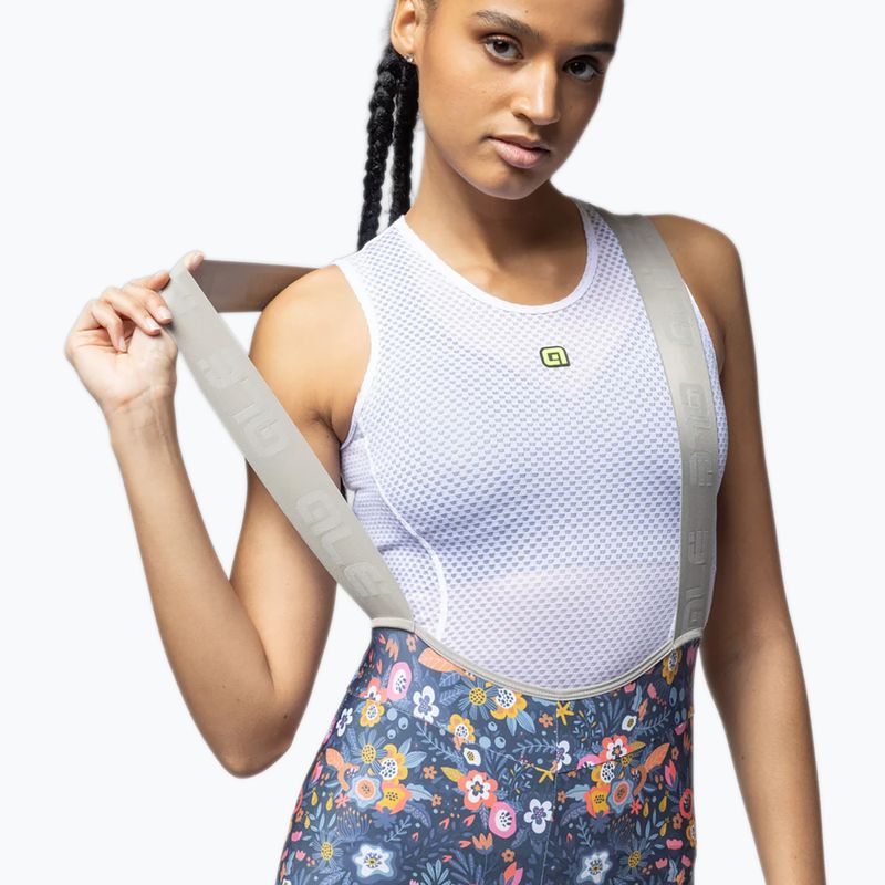 Moteriški dviračių šortai Alé Master Graphic Bibshorts blue combo 3