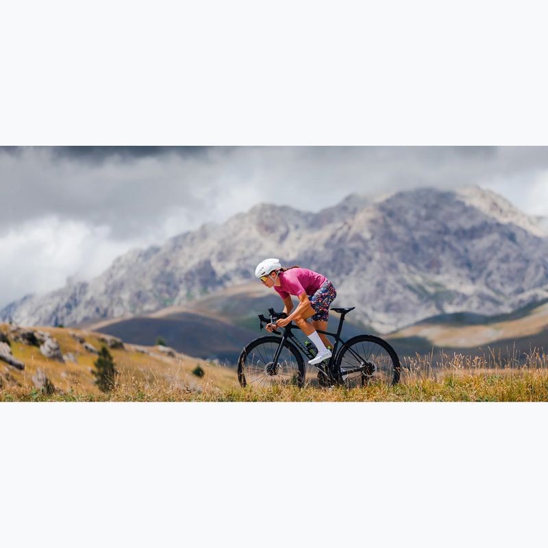 Moteriški dviračių marškinėliai Alé Color Block blush 6