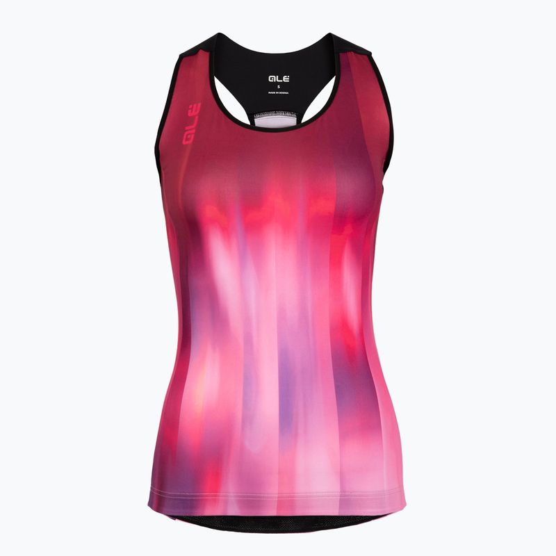 Moteriški dviračių marškinėliai Alé Crazy TT pink combo 6