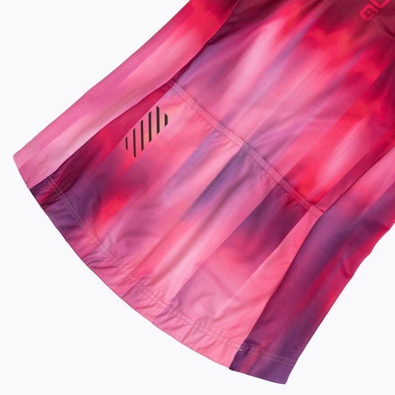 Moteriški dviračių marškinėliai Alé Crazy TT pink combo 9