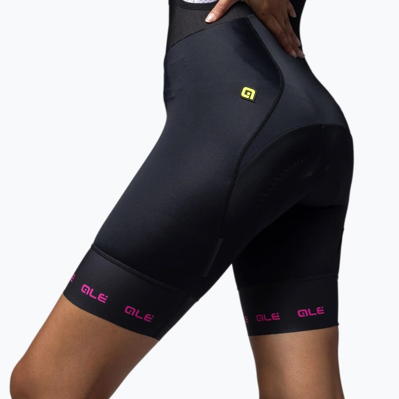 Moteriški dviračių šortai Alé Strada 2.0 Bibshorts fuchsia 4