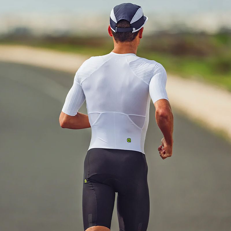 Vyrų triatlono kostiumas Alé Eagle Tri white 8