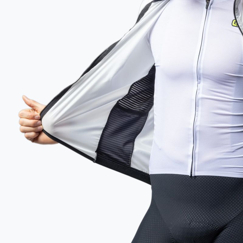 Vyriška dviračių striukė Alé Light Pack 2.0 white 6