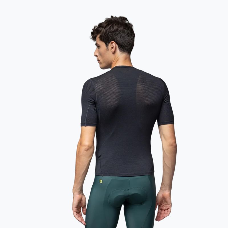 Dviračių vyriški marškinėliai Alé Merino SS nero/black 2