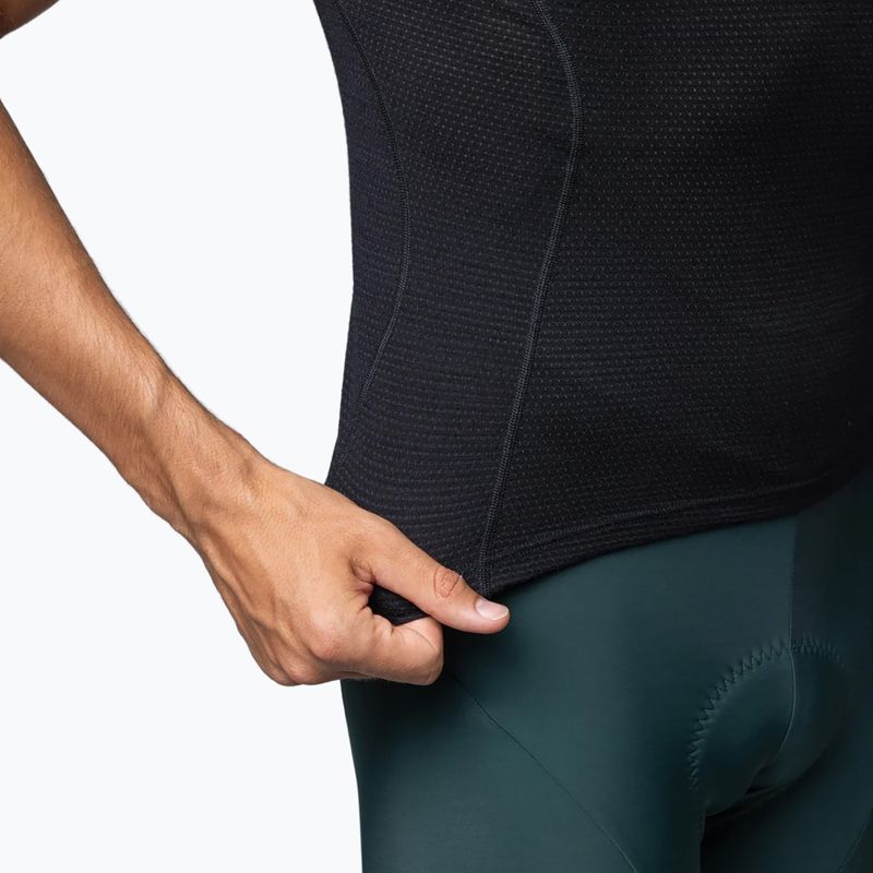 Dviračių vyriški marškinėliai Alé Merino SS nero/black 6