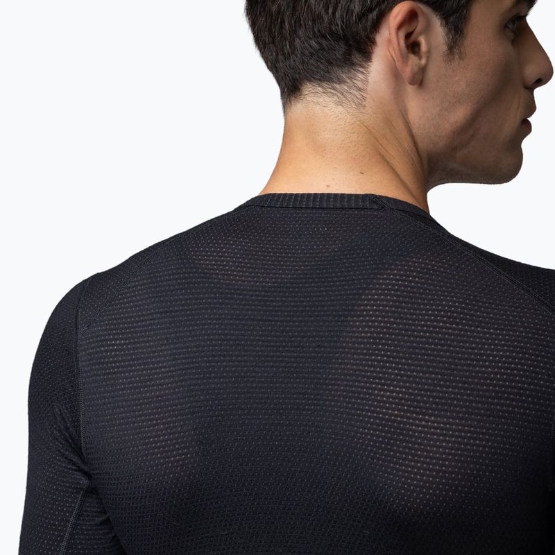 Dviračių vyriški marškinėliai Alé Merino LS nero/black 5