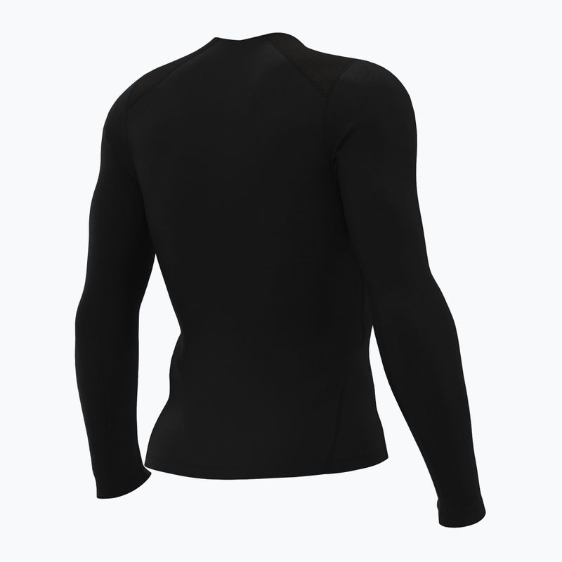 Dviračių vyriški marškinėliai Alé Merino LS nero/black 9