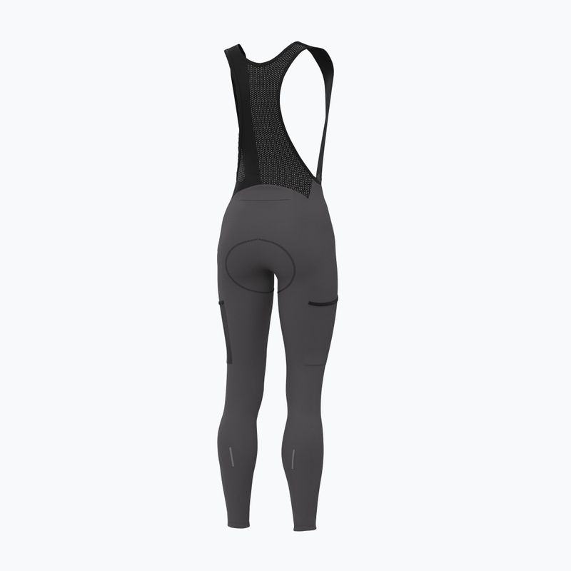 Moteriškos dviračių kelnės Alé Stones Cargo 2.0 Bibtights acciaio/steel 2