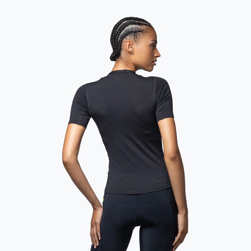 Dviračių moteriški marškinėliai Alé Merino SS nero/black 2