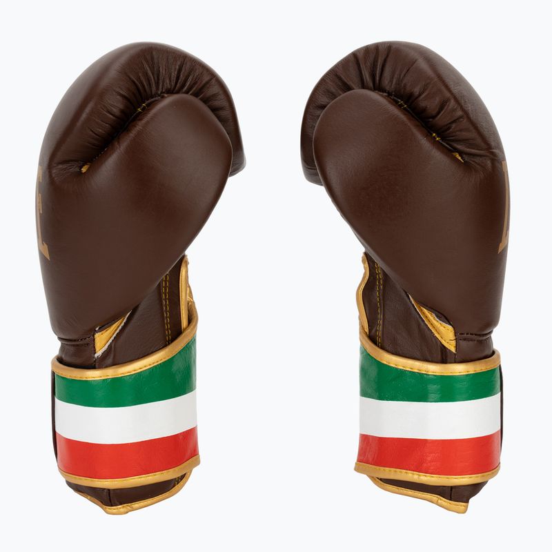 Bokso pirštinės LEONE 1947 Italy '47 black/white/brown 4