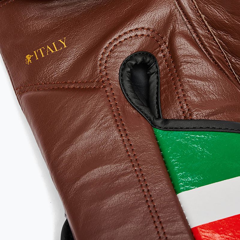 Bokso pirštinės LEONE 1947 Italy '47 black/white/brown 6