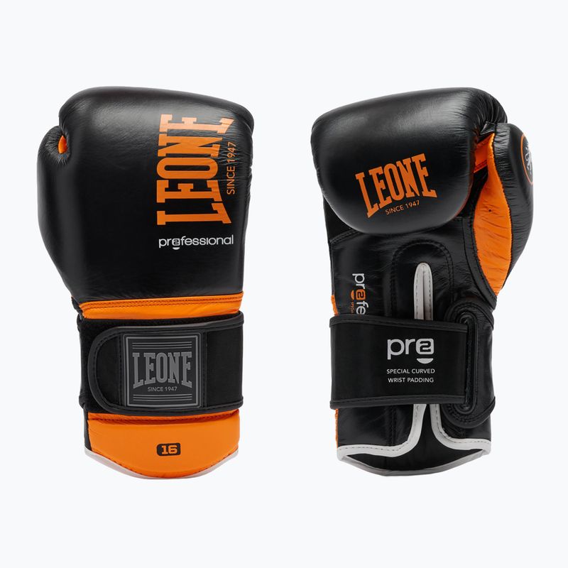 Bokso pirštinės LEONE 1947 Professional 2 orange/orange