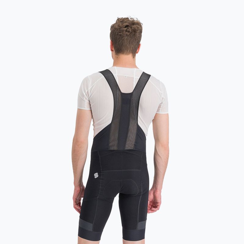 Sportful Supergiara Bibshort vyriški dviračių šortai juodi 1102001.002 2