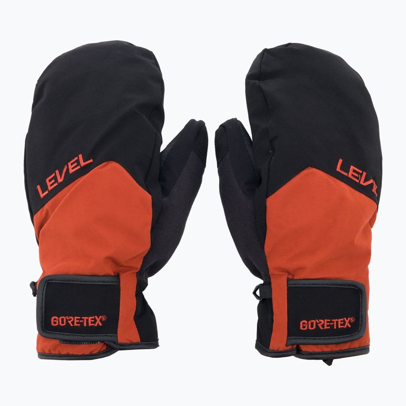 Vyriška pirštinė Level Rescue Mitt Gore Tex snieglenčių pirštinė raudona 1109 3