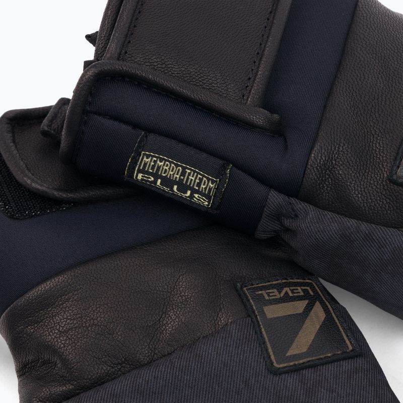 Vyriškos snieglenčių pirštinės Level Rover black 2220 4