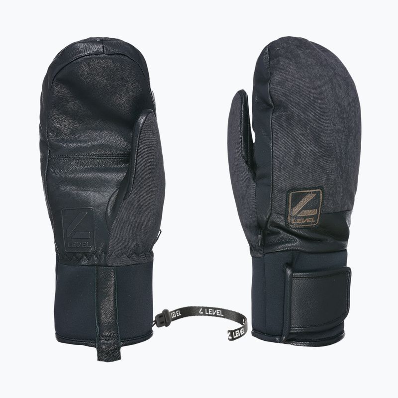 Snieglenčių pirštinės Level Rover Mitt black/grey