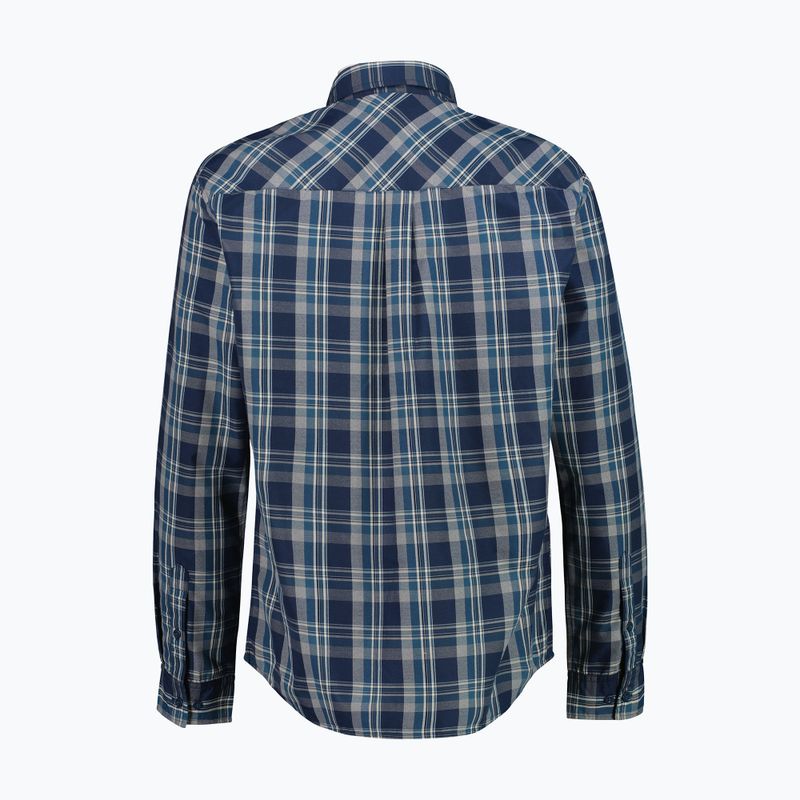 Vyriški marškiniai CMP 30T9927 b. blue/vanilla/petroleum 2