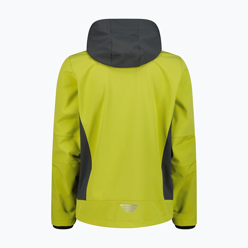 Vyriška softshell striukė CMP 3A01787N Zip Hood cardamom/black pine 2
