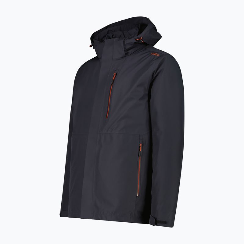 Vyriška pašiltinta striukė CMP 36Z2257D Zip Hood Detachable Inn antracite 3