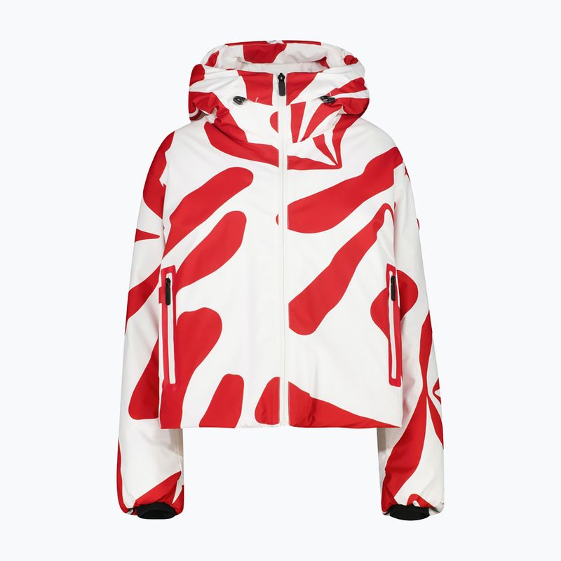 Moteriška slidinėjimo striukė CMP Fix Hood red/b.co gesso