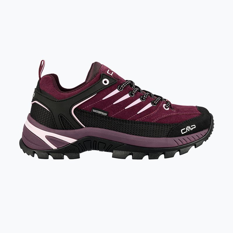 Moteriški žygio batai CMP Rigel 2.0 Low Waterproof plum/soft pink 2