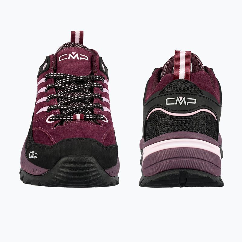 Moteriški žygio batai CMP Rigel 2.0 Low Waterproof plum/soft pink 4