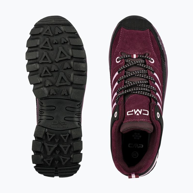 Moteriški žygio batai CMP Rigel 2.0 Low Waterproof plum/soft pink 5