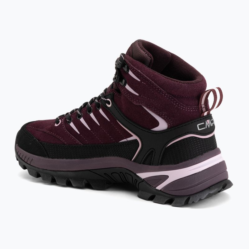 Moteriški žygio batai CMP Rigel 2.0 Mid Waterproof plum/soft pink 3