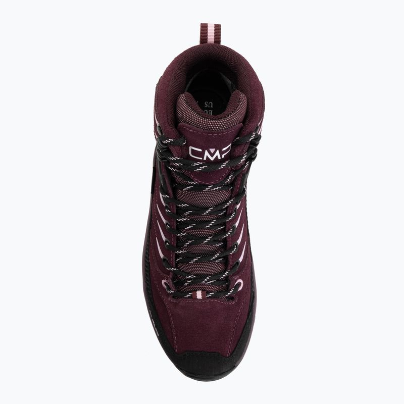 Moteriški žygio batai CMP Rigel 2.0 Mid Waterproof plum/soft pink 5