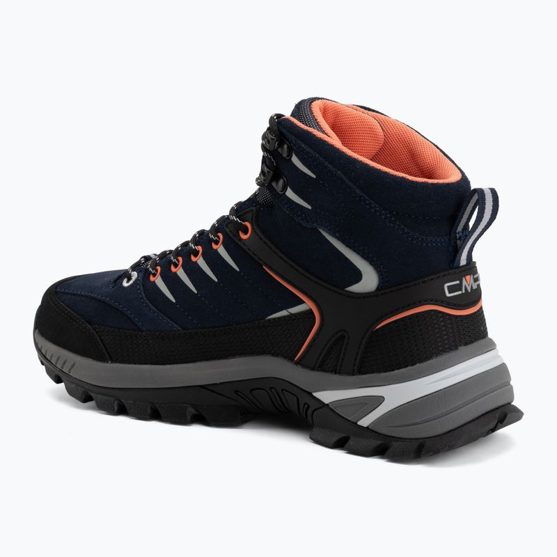 Moteriški žygio batai CMP Rigel 2.0 Mid Waterproof b.blue/ghiaccio/marigold 3