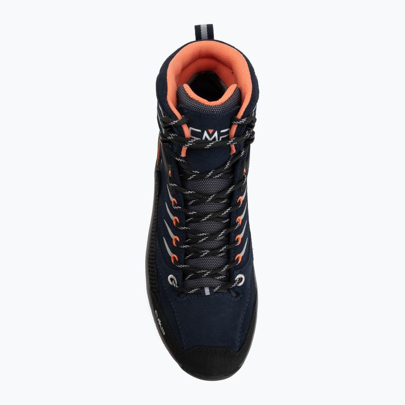 Moteriški žygio batai CMP Rigel 2.0 Mid Waterproof b.blue/ghiaccio/marigold 5