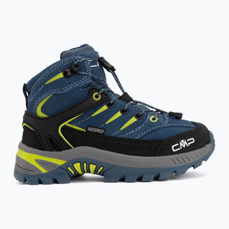 Vaikiški žygio batai CMP Rigel 2.0 Mid Waterproof infinity/acido 2