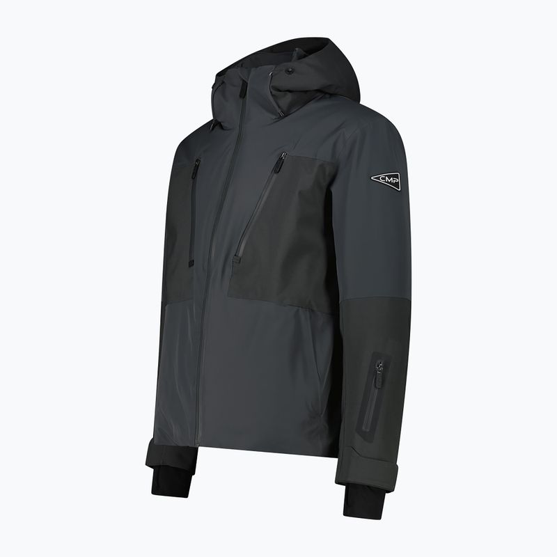 Vyriška slidinėjimo striukė CMP 36W0027 Fix Hood black pine 3