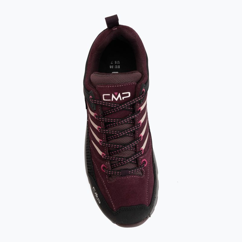 Vaikiški žygio batai CMP Rigel 2.0 Low Waterproof black berry/amaranto 5