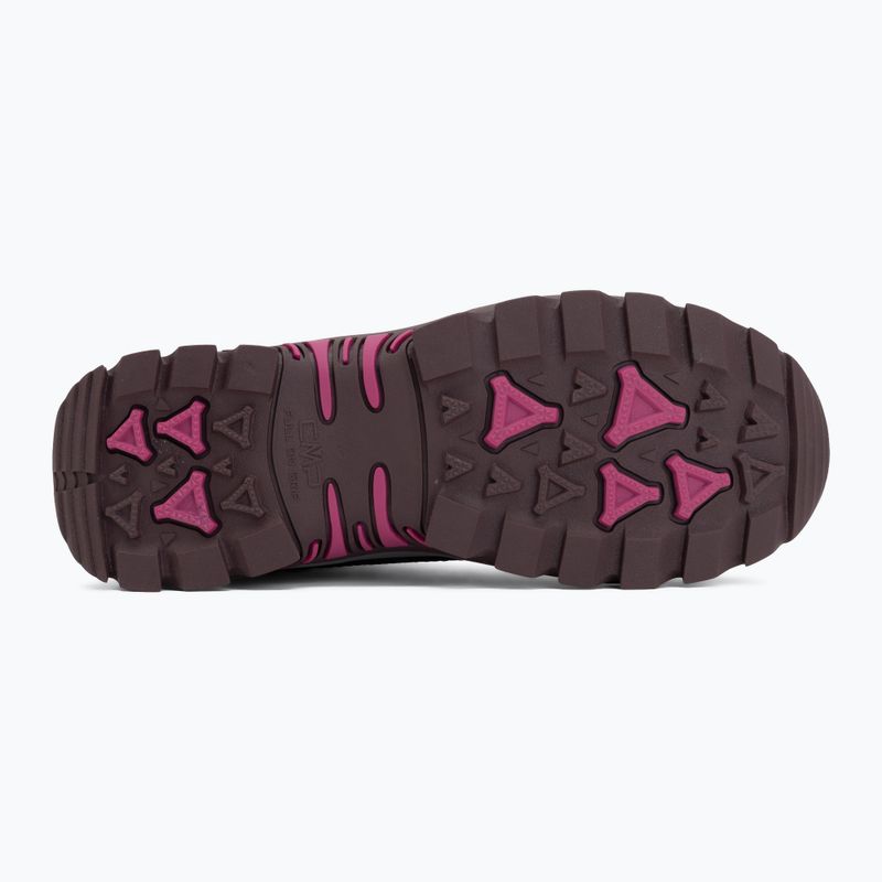Vaikiški žygio batai CMP Rigel 2.0 Mid Waterproof black berry/amaranto 4