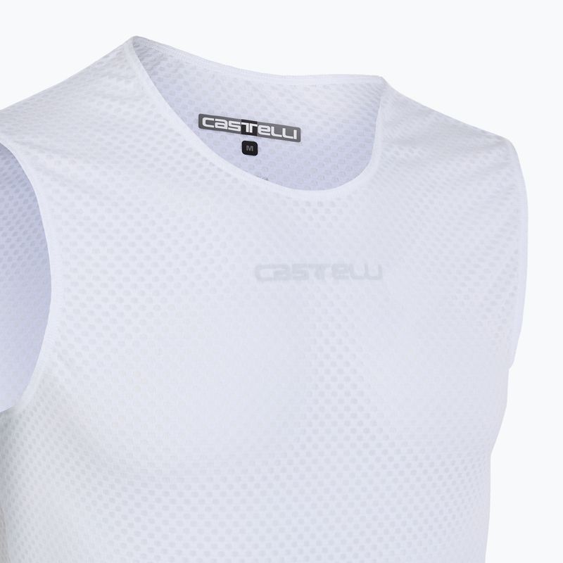 Vyriški dviračių marškinėliai Castelli Pro Mesh 2.0 Sleeveless white 3