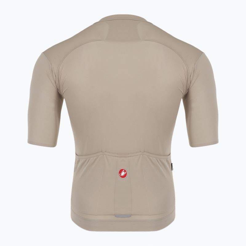 Vyriški dviračių marškinėliai Castelli Prologo Lite clay/ gunmetal gray 2