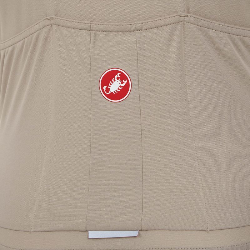 Vyriški dviračių marškinėliai Castelli Prologo Lite clay/ gunmetal gray 3