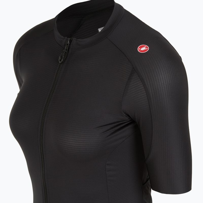 Moteriški dviračių marškinėliai Castelli Espresso light black 3