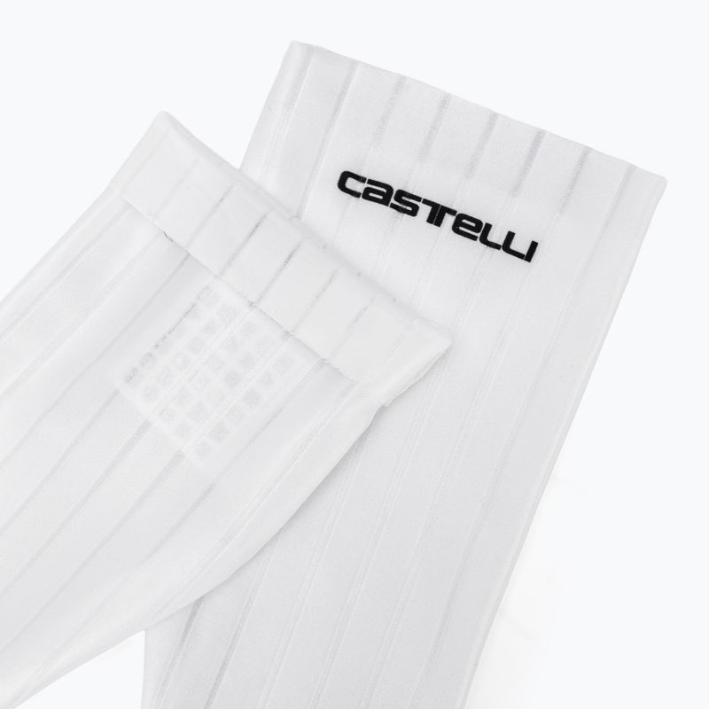 Dviračių kojinės Castelli Fast Legs white/black 5