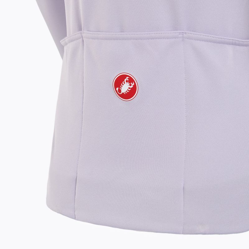 Moteriškas dviratininko džemperis Castelli Sinergia 2 Jersey FZ W purple mist/purple dew 4